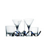 Set of 2 Intermezzo Blue Double Old Fashioned Glasses