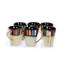 Melange 14 Ounce. Stoneware Mugs, Set of 6