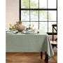 Laurel Solid Texture Water and Stain Resistant Tablecloth, 60" x 102"