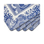 Table Linens, Set of 4 Blue Italian Placemats