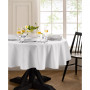 Continental Solid Texture Water and Stain Resistant Tablecloth, 60" x 84" Oval