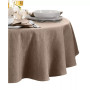 Continental Solid Texture Water and Stain Resistant Tablecloth, 60" x 84" Oval