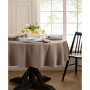 Continental Solid Texture Water and Stain Resistant Tablecloth, 60" x 84" Oval