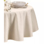 Continental Solid Texture Water and Stain Resistant Tablecloth, 60" x 84" Oval