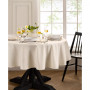 Continental Solid Texture Water and Stain Resistant Tablecloth, 60" x 84" Oval
