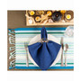 Tidal Stripe Fringed Placemat Set of 6