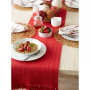 Variegated Fringe Table Runner