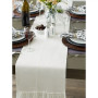 Variegated Fringe Table Runner