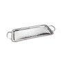Stainless Steel Handled Serving Tray with Diamonds-20"L