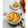 9" Enameled Stoneware Heritage Pie Dish