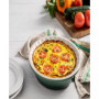 9" Enameled Stoneware Heritage Pie Dish