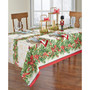 Holly Traditions Holiday Tablecloth - 60" x 120"