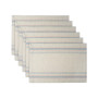 Chambray French Stripe Placemat, Set of 6