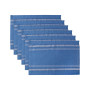 Chambray French Stripe Placemat, Set of 6
