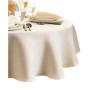Laurel Solid Texture Water and Stain Resistant Tablecloth, 70" Round