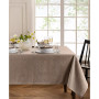 Continental Solid Texture Water and Stain Resistant Tablecloth, 60" x 84"