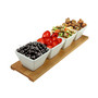 Signature Modern 5 Piece Appetizer and Condiment Server