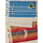 Design Import Stripe with Fringe Placemat, Set of 6