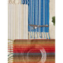 Design Import Stripe with Fringe Placemat, Set of 6