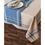 Chambray French Stripe Tablecloth 60" x 84"