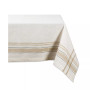 Chambray French Stripe Tablecloth 60" x 84"