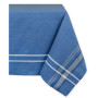 Chambray French Stripe Tablecloth 60" x 84"