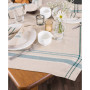 Chambray French Stripe Tablecloth 60" x 84"