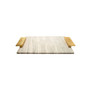 Marble Challah Tray with Embossed Handles