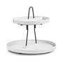 Whiteware Serveware Round 2-Tier Server, Created for Macy's