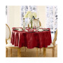 Barcelona Damask 60" x 84" Oval Tablecloth