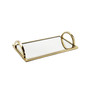 Rectangular Mirror Tray with Handles