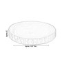 Wood Tree Bark Indented Display Tray Serving Plate Platter Charger