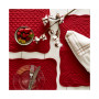 Design Import Quilted Farmhouse Placemat, Set of 6
