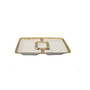 Porcelain Chip N Dip Bowl with Border