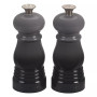 Petite Salt and Pepper Mill Set with Adjustable Grind