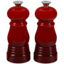 Petite Salt and Pepper Mill Set with Adjustable Grind