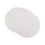 Design Import Floral Woven Round Placemat, Set of 6
