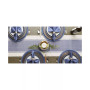 Design Import Floral Woven Round Placemat, Set of 6