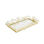 Rectangular Decorative Mirror Tray Design Border 16" x 9"