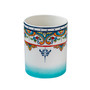 Zanzibar Ceramic Artisan Design Utensil Crock