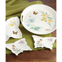 Butterfly Meadow Collection Melamine Large Round Handled Tray
