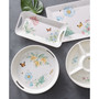 Butterfly Meadow Collection Melamine Large Round Handled Tray