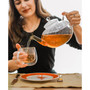 Cambridge Large Glass Teapot with Stainless Steel Tea Infuser, 68 fl oz Capacity