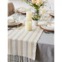 Stripe with Fringe Table Runner