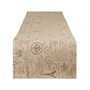 French Flourish Print Table Runner