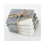 Laurie Gates Four piece marble coaster set