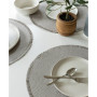 Fringed Round Placemat, Set of 4