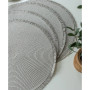 Fringed Round Placemat, Set of 4