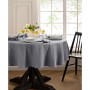 Continental Solid Texture Water and Stain Resistant Tablecloth, 90" Round