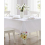 Sunflower & Daisies Cutwork Tablecloth, 60" x 84"